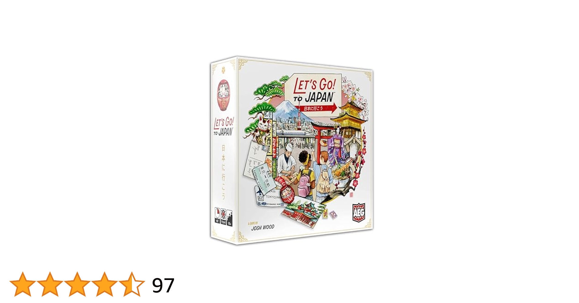 LET'S GO! JAPAN ボードゲーム AEG Amazon | AEG Let's Go! to Japan ボードゲーム | ストーリー